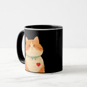 Charles Dickens' Kat Quote - Oranje Kat Mok (Voorkant links)