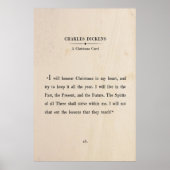 Charles Dickens Kerst Poster (Voorkant)