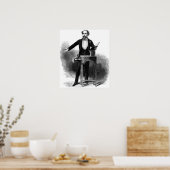 Charles Dickens Laatste lezing Poster (Keuken)