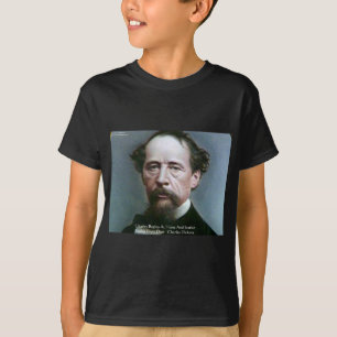Charles Dickens "Liefdadigheid @ Thuis" Citaat Cad T-shirt