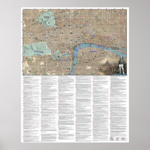 Charles Dickens' London Poster