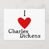 Charles Dickens Love Briefkaart (Voorkant)