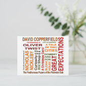 Charles Dickens Novels Briefkaart (Staand voorkant)