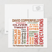 Charles Dickens Novels Briefkaart (Voorkant / Achterkant)