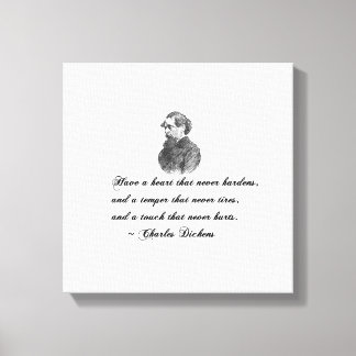 Charles Dickens Onze wederzijdse vriend citaat Canvas Afdruk
