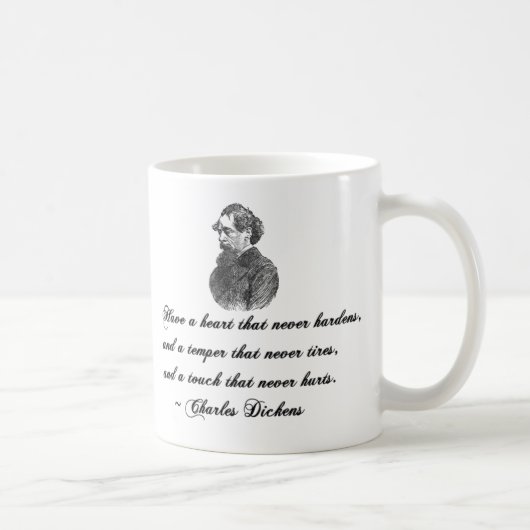 Charles Dickens Onze wederzijdse vriend citaat Koffiemok (Rechts)