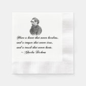 Charles Dickens Onze wederzijdse vriend citaat Servetten (Voorkant)