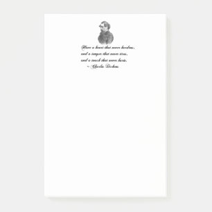 Charles Dickens Our Mutual Friend citaat Post-it® Notes