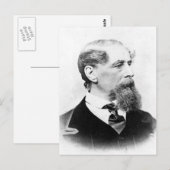 Charles Dickens Photo Briefkaart (Voorkant / Achterkant)