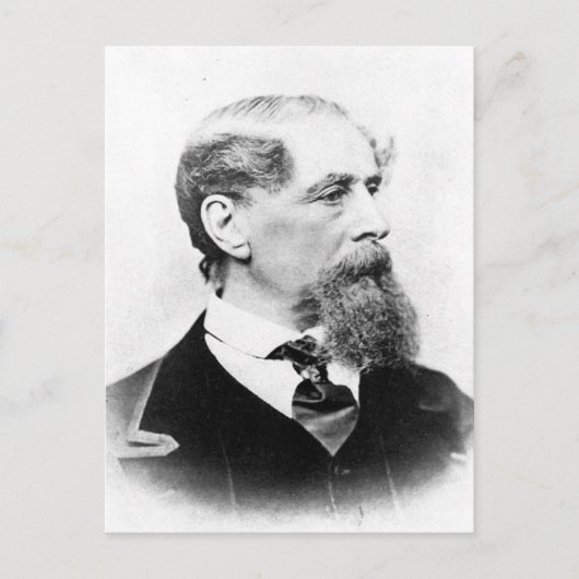 Charles Dickens Photo Briefkaart (Voorkant)