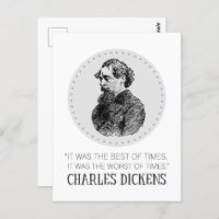 Charles Dickens Portrait en Quote