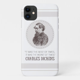 Charles Dickens Portrait en Quote Case-Mate iPhone Case