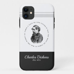 Charles Dickens Portrait en Quote Case-Mate iPhone Case