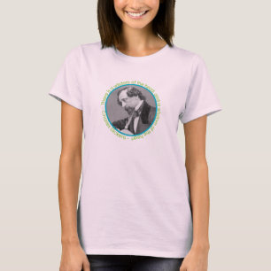 Charles Dickens portret met citaat T-shirt