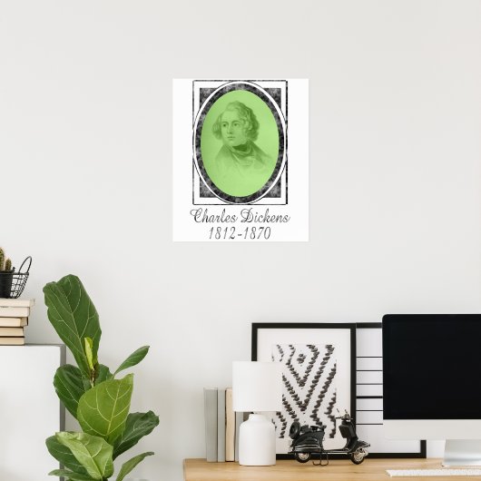Charles Dickens Poster (Thuiskantoor)