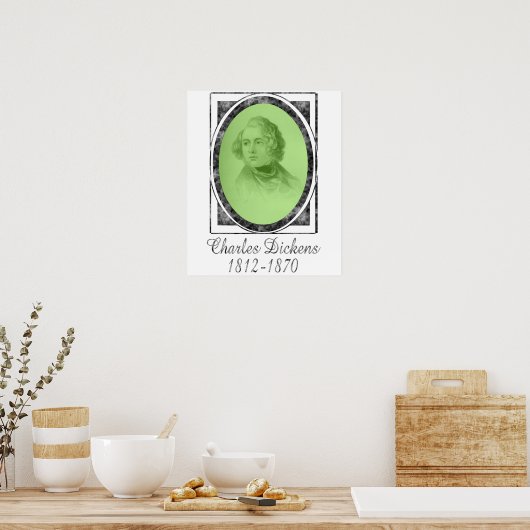 Charles Dickens Poster (Keuken)