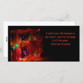 Charles Dickens Quote Feestdagenkaart (Voorkant / Achterkant)