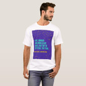 Charles Dickens Quote voor kerstavond T-shirt (Voorkant volledig)