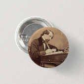 Charles Dickens Ronde Button 3,2 Cm (Voorkant /achterkant)
