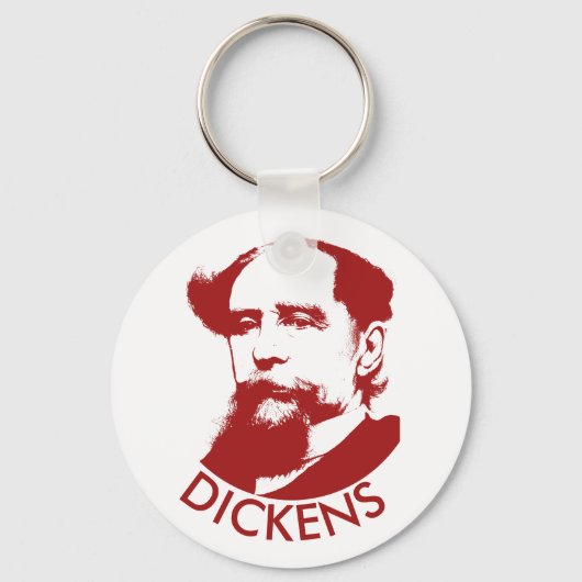 Charles Dickens Sleutelhanger (Voorkant)