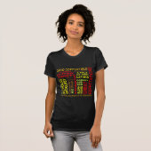Charles Dickens Word Cloud T-shirt (Voorkant volledig)