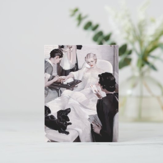 Charles Edward Chambers: Mens Briefkaart (Staand voorkant)