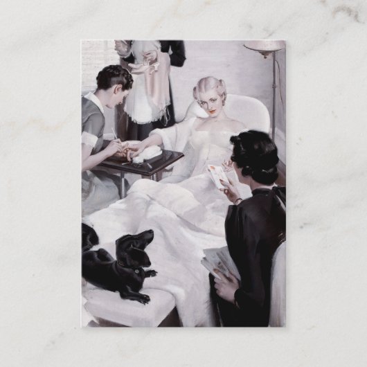 Charles Edward Chambers Mest Visitekaartje (Voorkant)