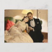 Charles Edward Chambers Romantisch paar Briefkaart (Voorkant)