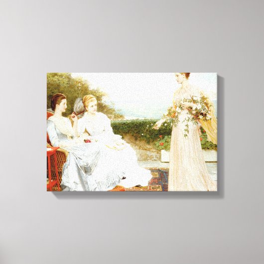 Charles Edward Perugino kunstenaar Canvas Afdruk (Voorkant)