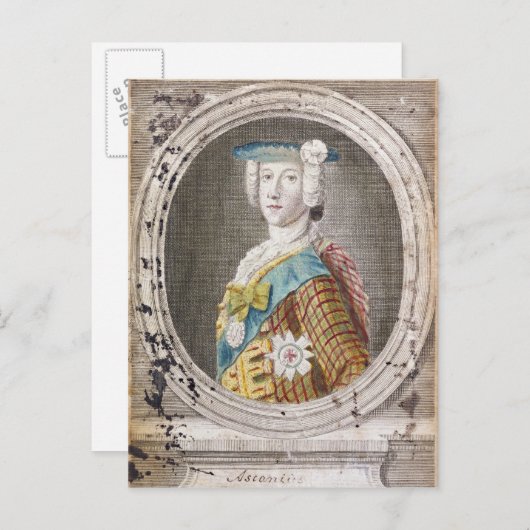 Charles Edward Stuart Briefkaart (Voorkant / Achterkant)