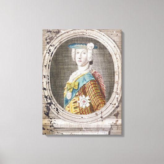 Charles Edward Stuart Canvas Afdruk (Voorkant)