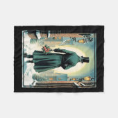 Charles Ens Christmas Clic Book Ebeneezer Scrooge Fleece Deken (Voorkant (Horizontaal))