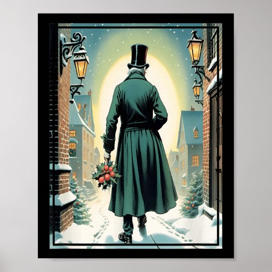 Charles Ens Christmas Clic Book Ebeneezer Scrooge Poster (Voorkant)