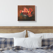 Charles Ethan Porter leeft nog steeds met Dahli Canvas Afdruk (Insitu (Slaapkamer))