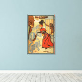 Charles Frohman's productie, The Circus Girl 2 Canvas Afdruk (Insitu (Houten vloer))