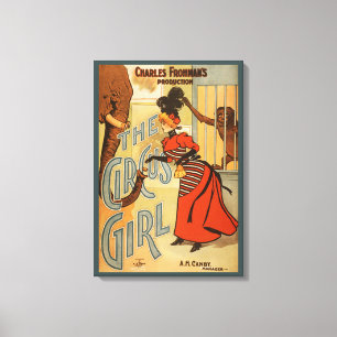 Charles Frohman's productie, The Circus Girl 2 Canvas Afdruk