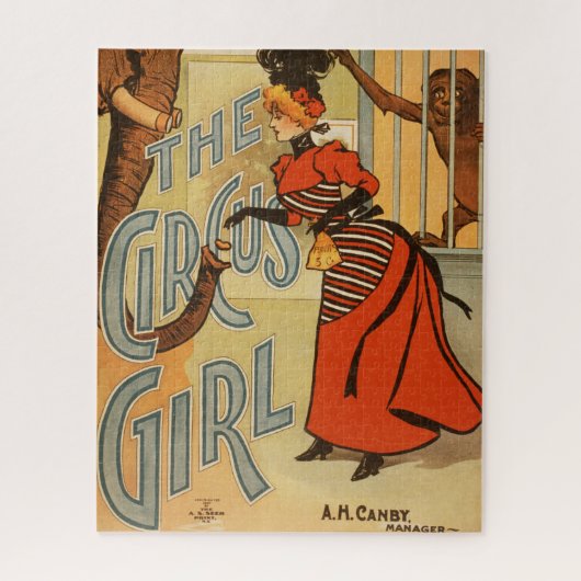 Charles Frohman's productie, The Circus Girl 2 Legpuzzel (Verticaal)