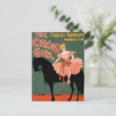 Charles Frohman's productie, The Circus Girl 3 Briefkaart (Staand voorkant)