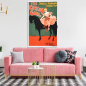Charles Frohman's productie, The Circus Girl 3 Canvas Afdruk (Insitu (Woonkamer))