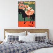 Charles Frohman's productie, The Circus Girl 3 Canvas Afdruk (Insitu (Slaapkamer))