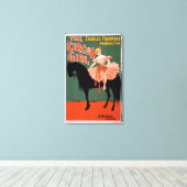 Charles Frohman's productie, The Circus Girl 3 Canvas Afdruk (Insitu (Houten vloer))