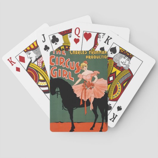 Charles Frohman's productie, The Circus Girl 3 Pokerkaarten (Achterkant)