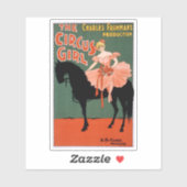 Charles Frohman's productie, The Circus Girl 3 Sticker (Vel)