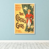 Charles Frohman's productie, The Circus Girl Canvas Afdruk (Insitu (Houten vloer))