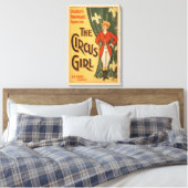 Charles Frohman's productie, The Circus Girl Canvas Afdruk (Insitu (Slaapkamer))