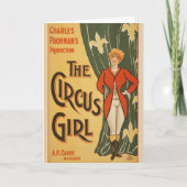 Charles Frohman's productie, The Circus Girl Kaart (Voorkant)