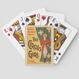 Charles Frohman's productie, The Circus Girl Pokerkaarten