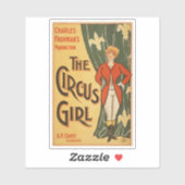 Charles Frohman's productie, The Circus Girl Sticker (Vel)