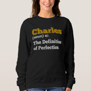 Charles Gift Naam Gepersonaliseerde Verjaardag Naa Trui