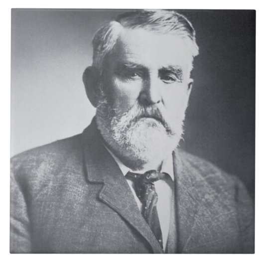 Charles Goodnight (foto op foto) Tegeltje (Voorkant)